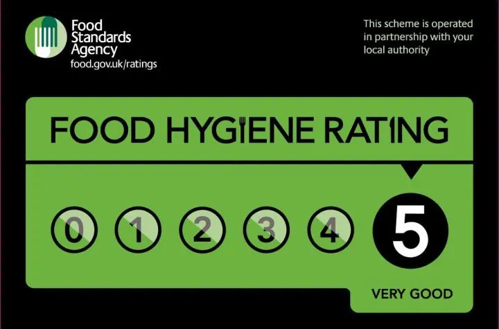 Food hygiene rating - level 5